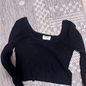 Old Navy Classic Black Knit Top